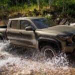 2026 Tacoma driving through mud