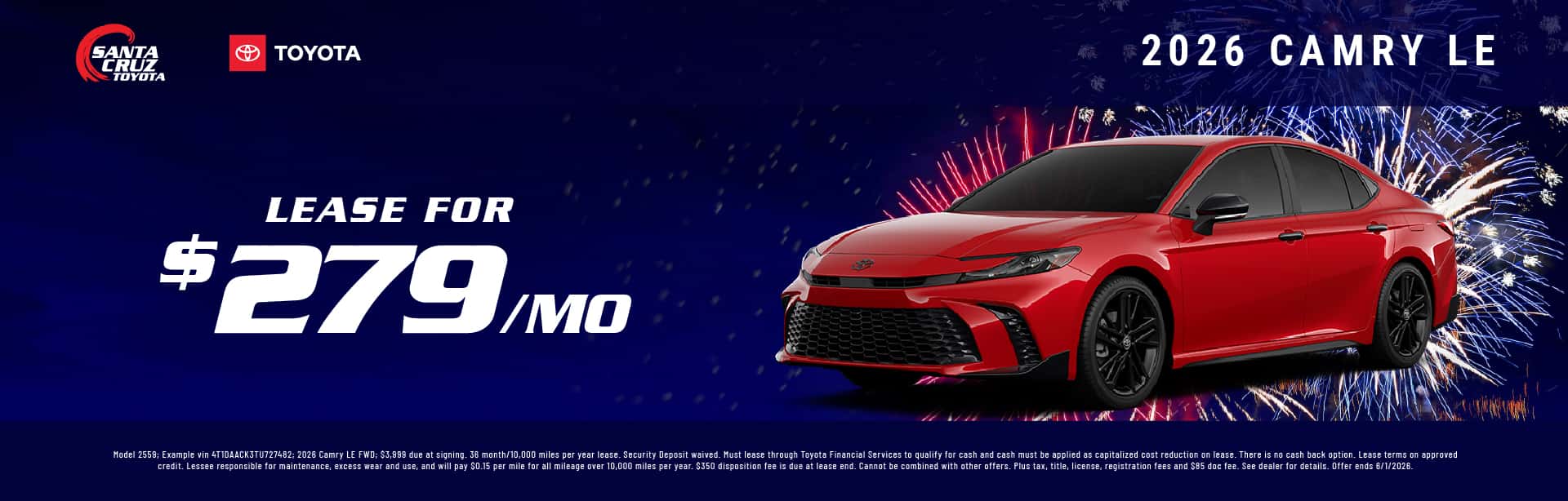 2026 Camry May offer