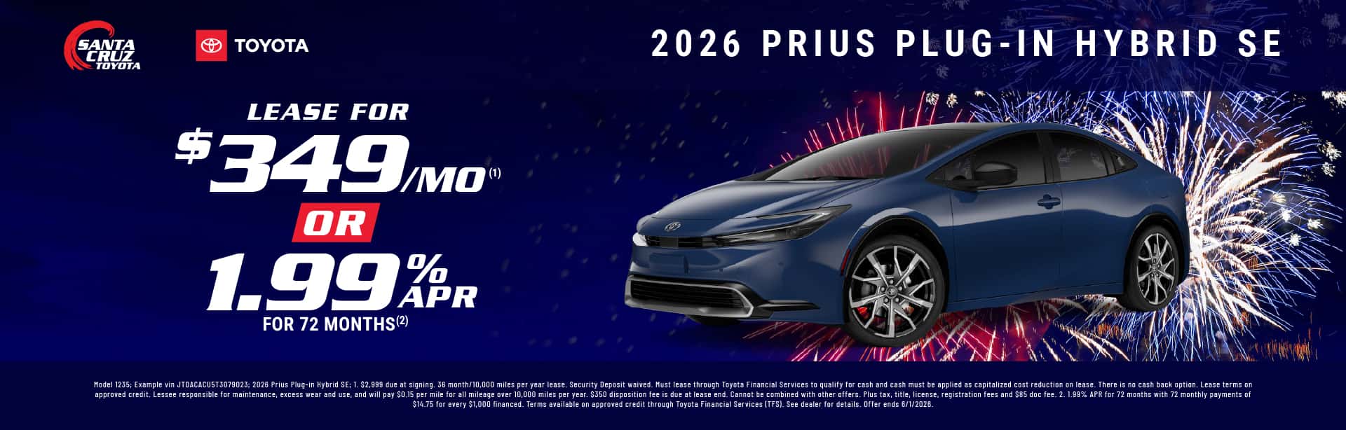 2026 Prius Plug-in Hybrid May offer