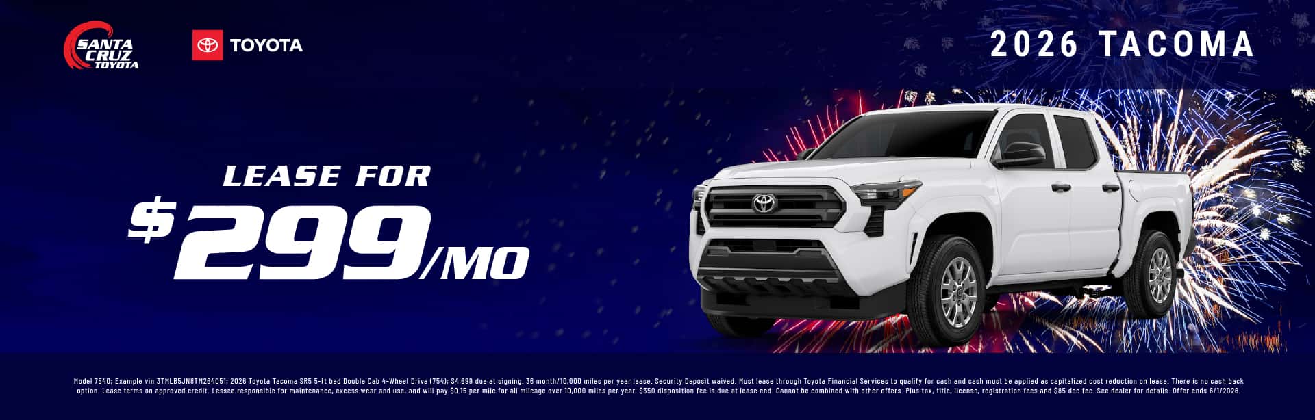2026 Tacoma May offer