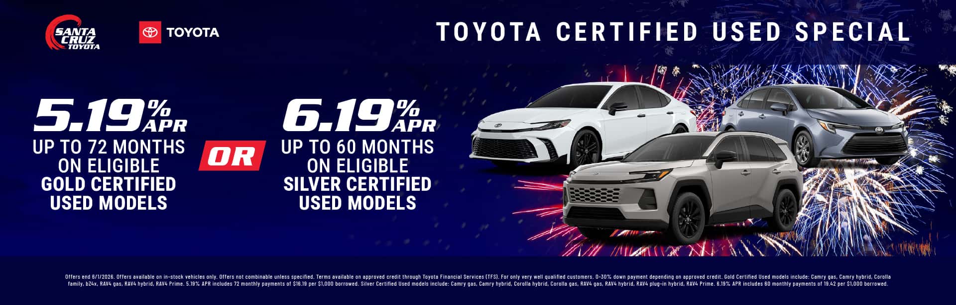 Certified Used May offer