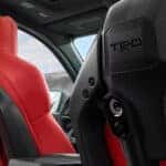 View of front seats of 2026 tacoma
