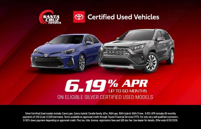 Toyota Certified Used Special June offer