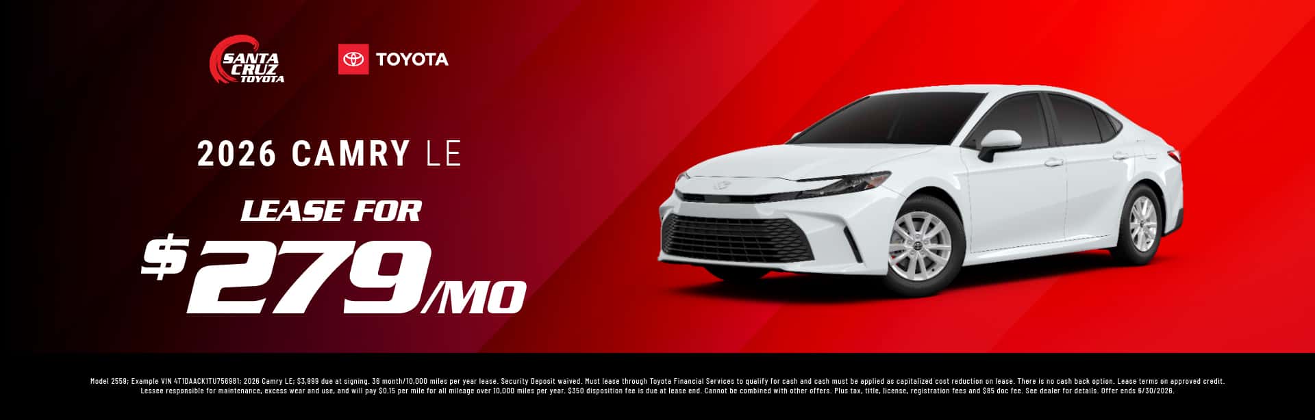 2026 Camry June offer