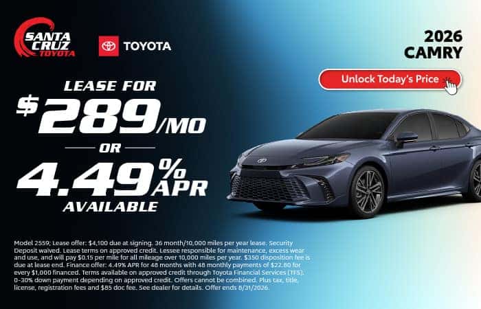 2026 Camry August offer