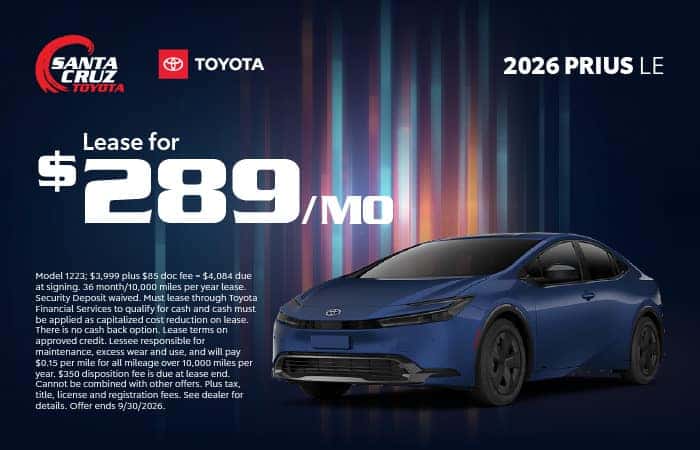 2026 Prius September offer
