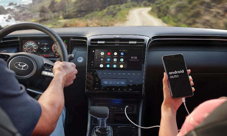 2024 Hyundai Santa Cruz Interior Infotainment Android Auto
