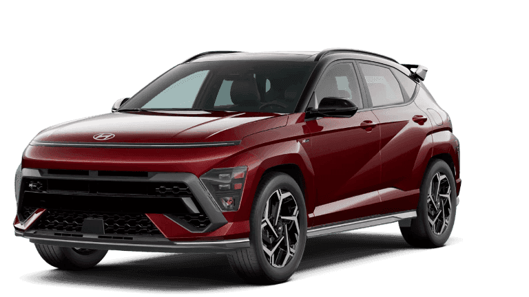 2024 Hyundai Kona N Line Exterior - Ultimate Red Black Roof