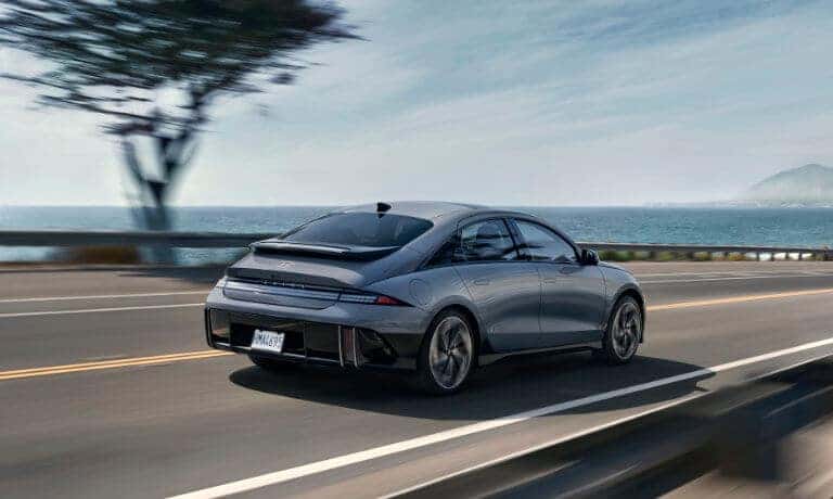 2024 Hyundai Ioniq 6 Exterior On Blurred Road