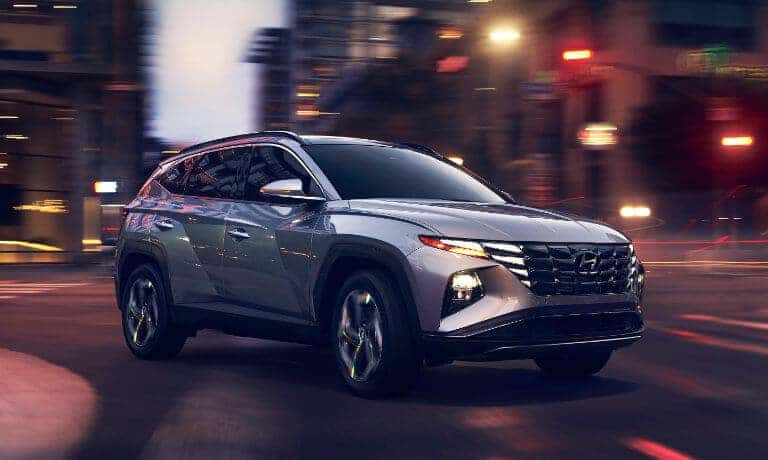 2024 Hyundai Tucson Exterior City Street Dusk