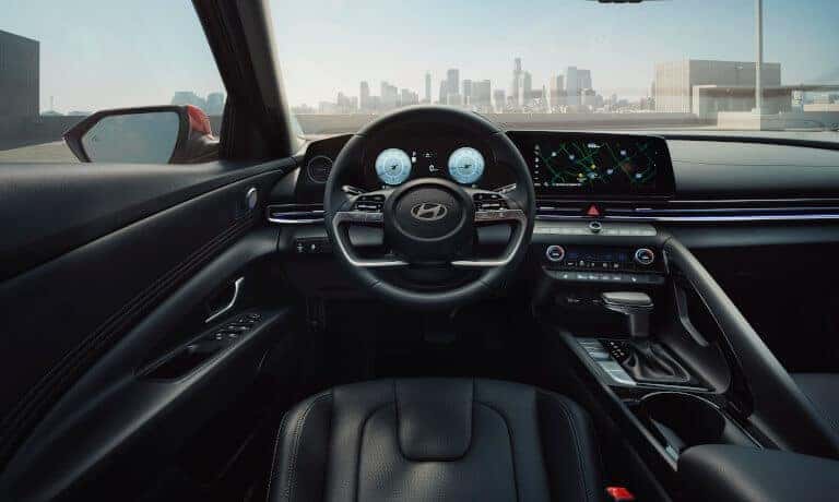 2024 Hyundai Elantra Interior Drivers View