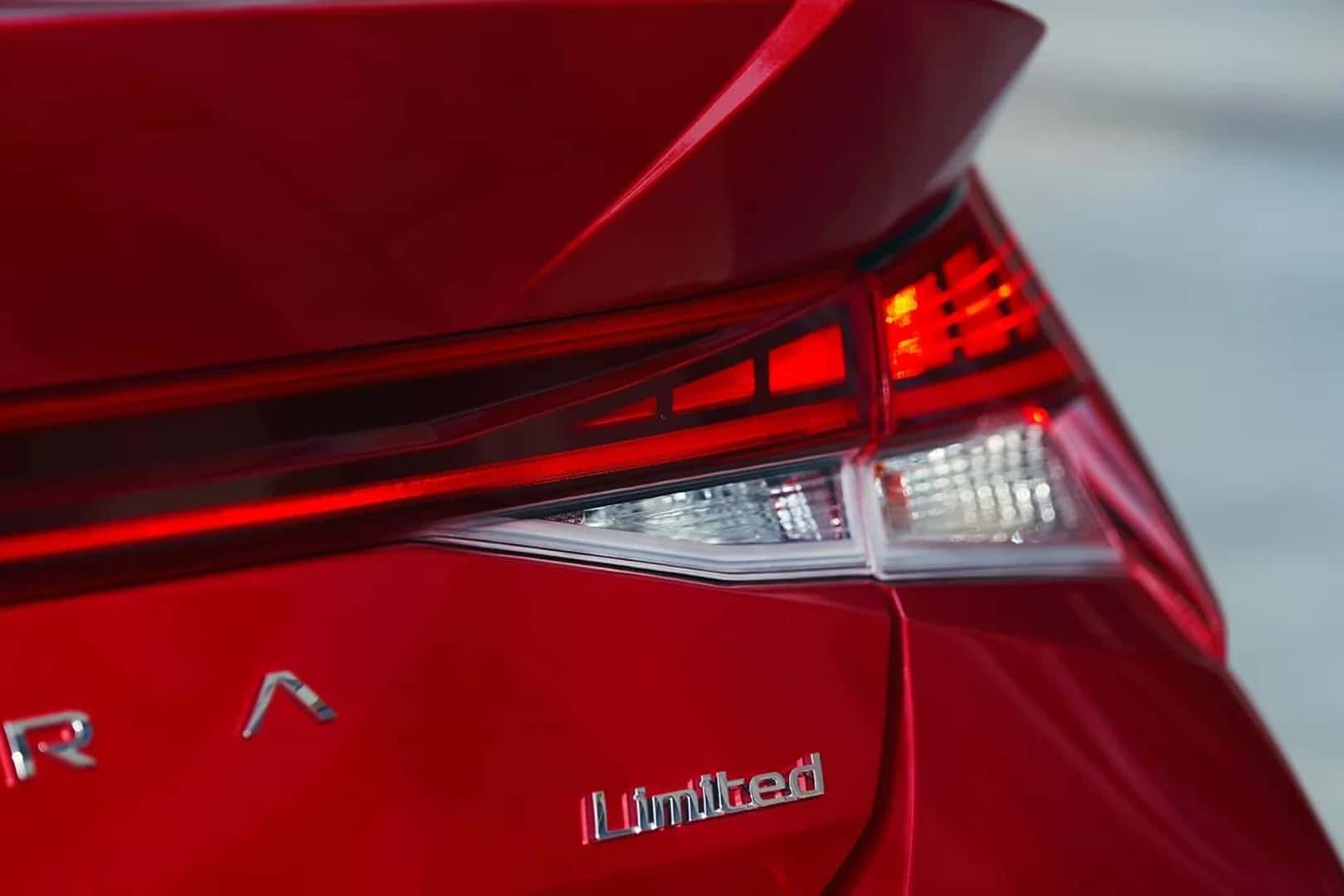 close up rear elantra