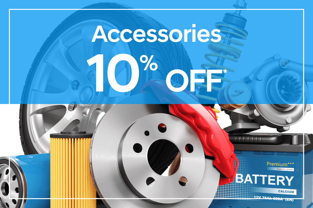 Accessories 10% off