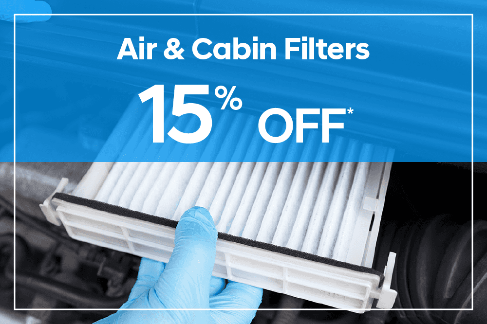 15% OFF AIR & CABIN FILTERS