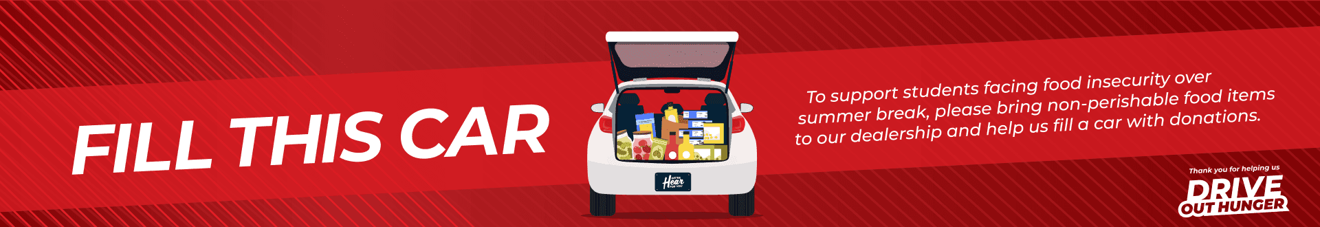 Drive Out Hunger Fill the Car