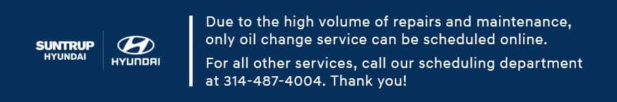 Service online schedule