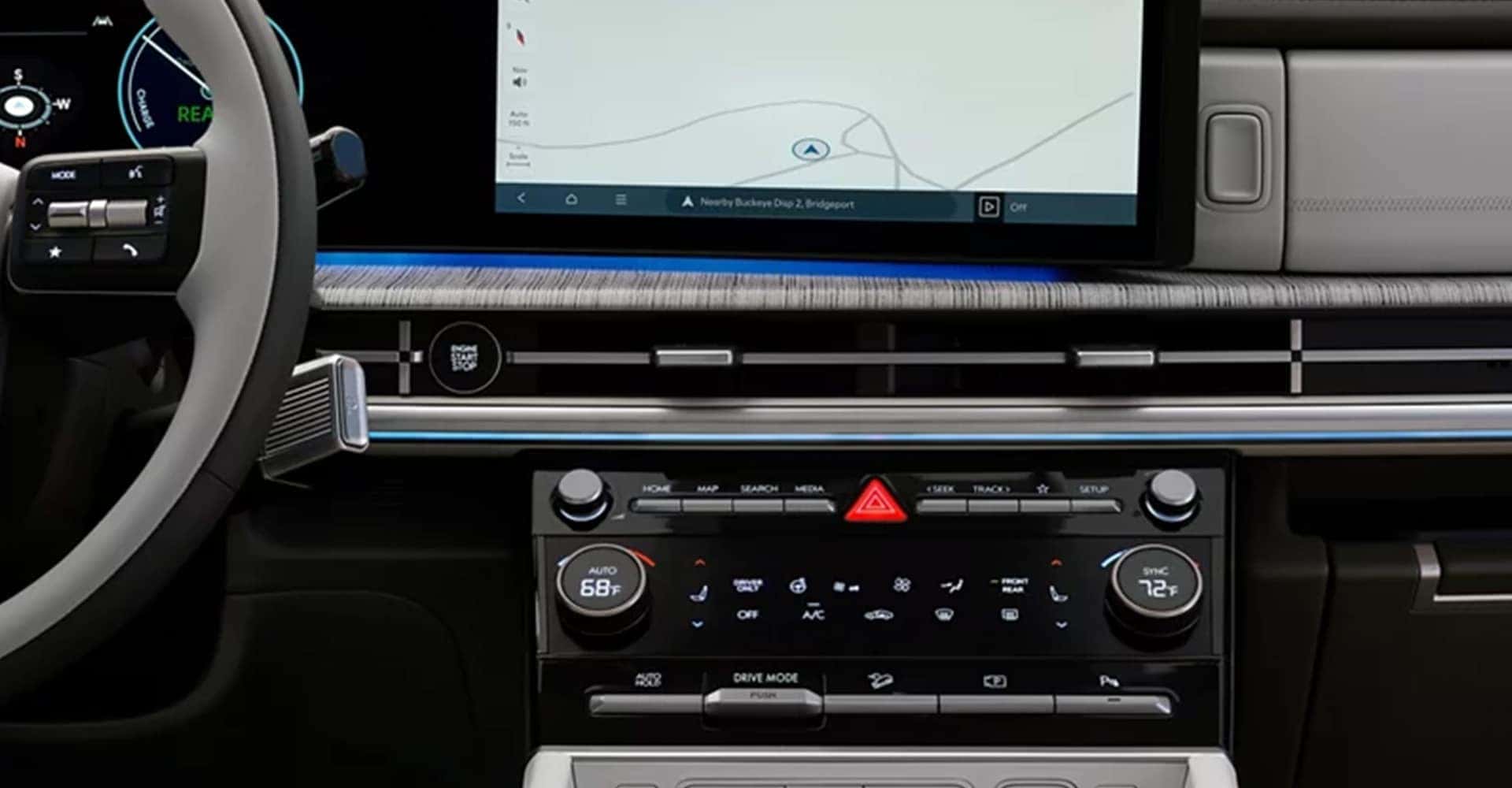 2025 Hyundai Santa Fe Hybrid dash