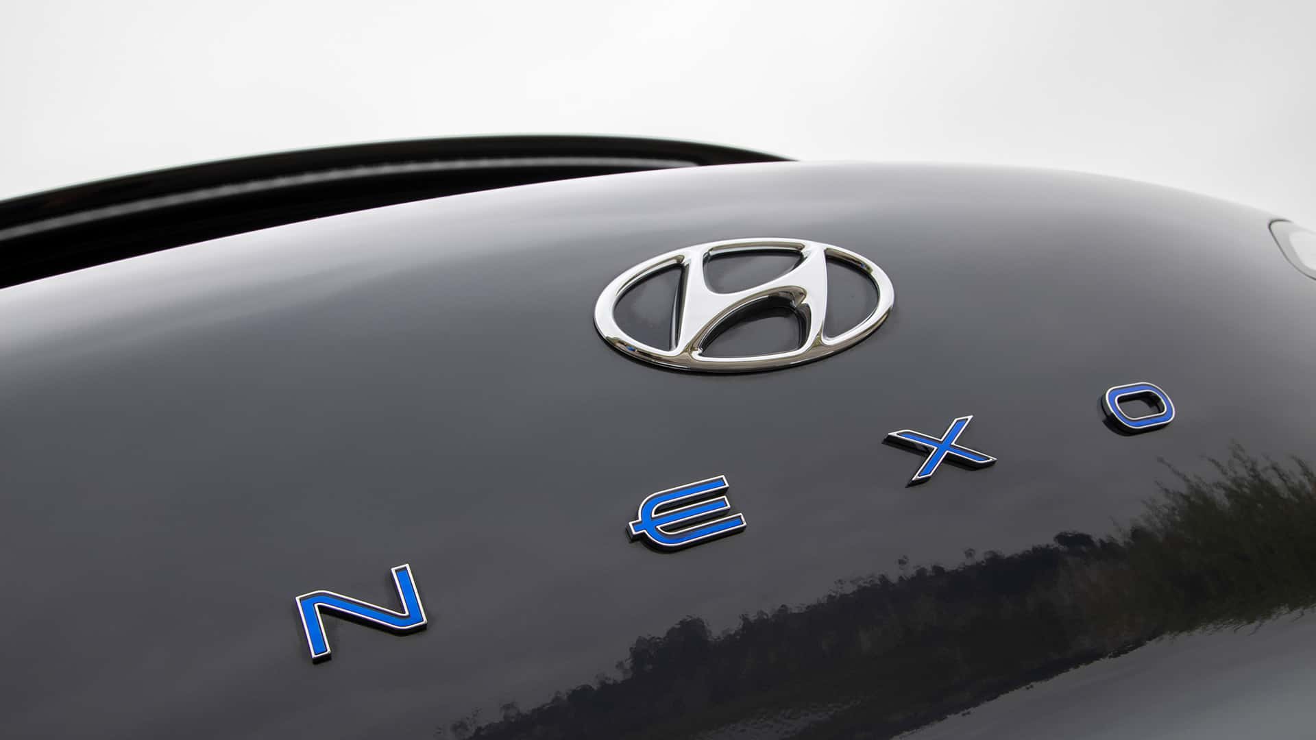 Close Up of Insignia on Bumper of 2025 Hyundai NEXO Fuel Cell