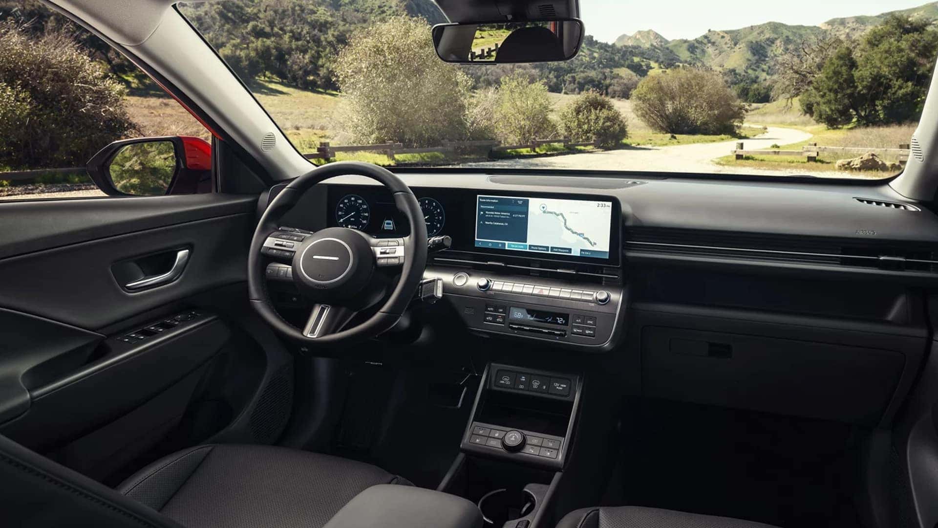 Interior of 2025 Kona with View of Navigation