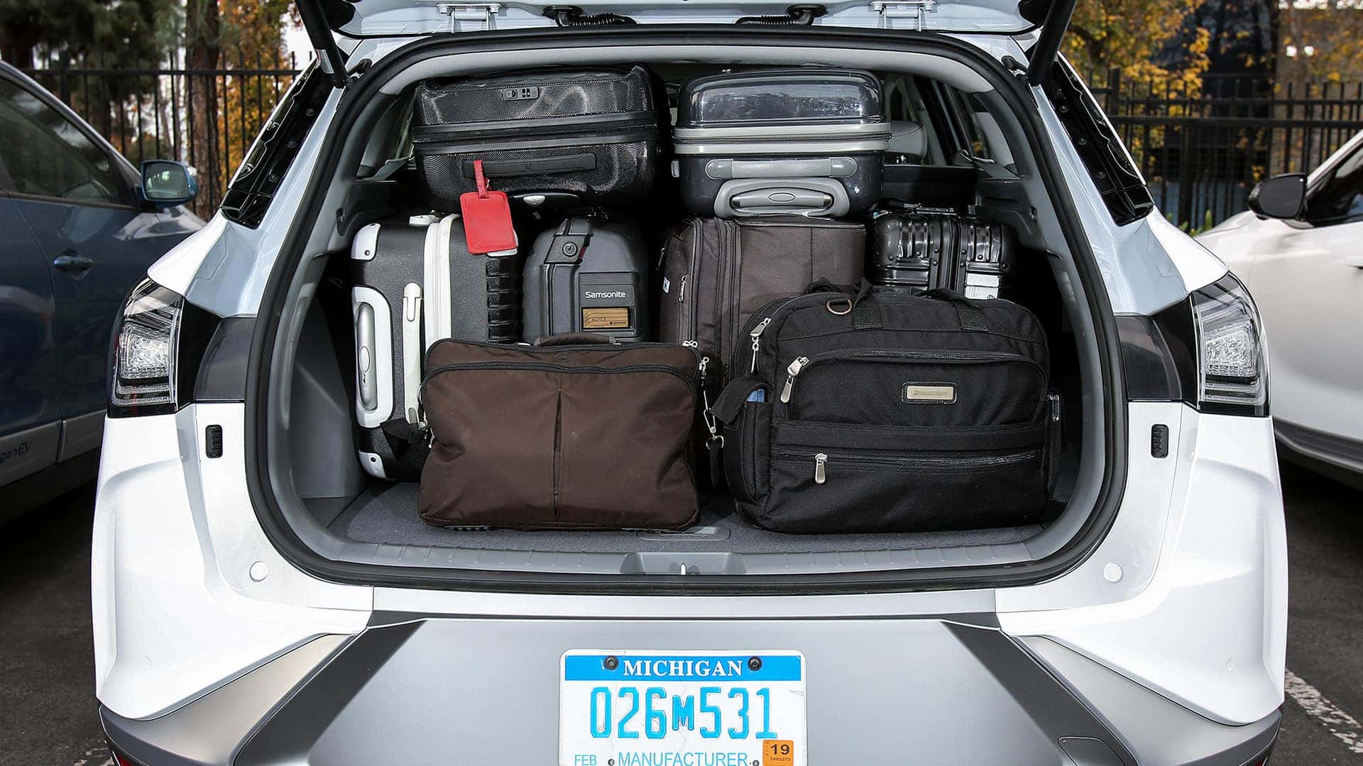 Luggage Loaded in the Trunk of the 2025 Hyundai NEXO Fuel Cell
