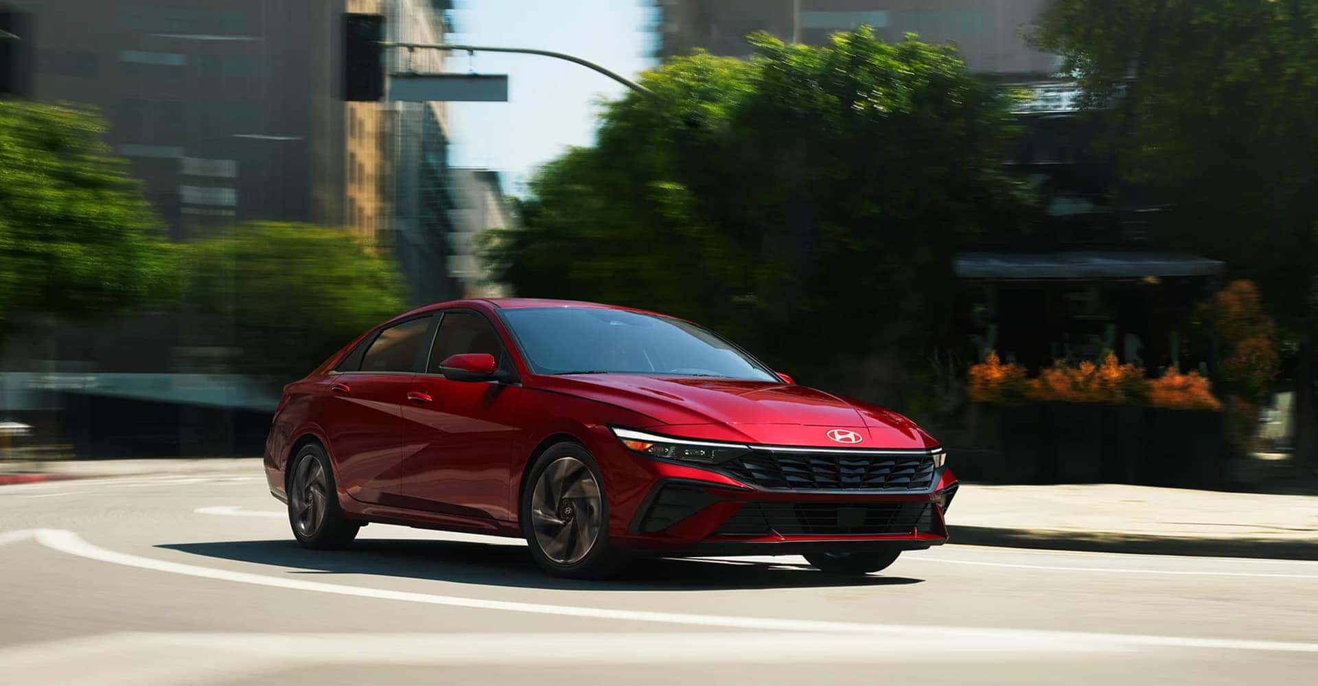 Red 2025 Hyundai Elantra