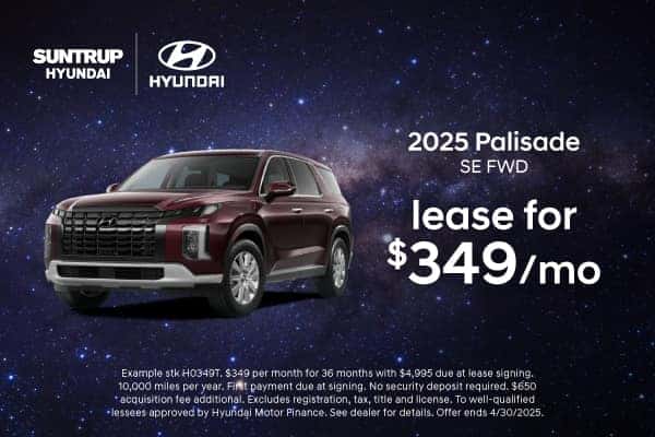 2025 Palisade April offer