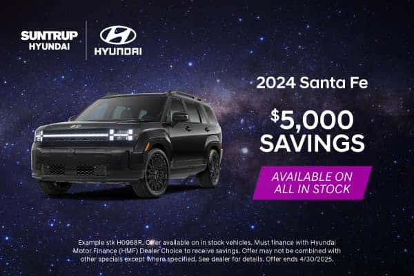 2024 Santa Fe April offer