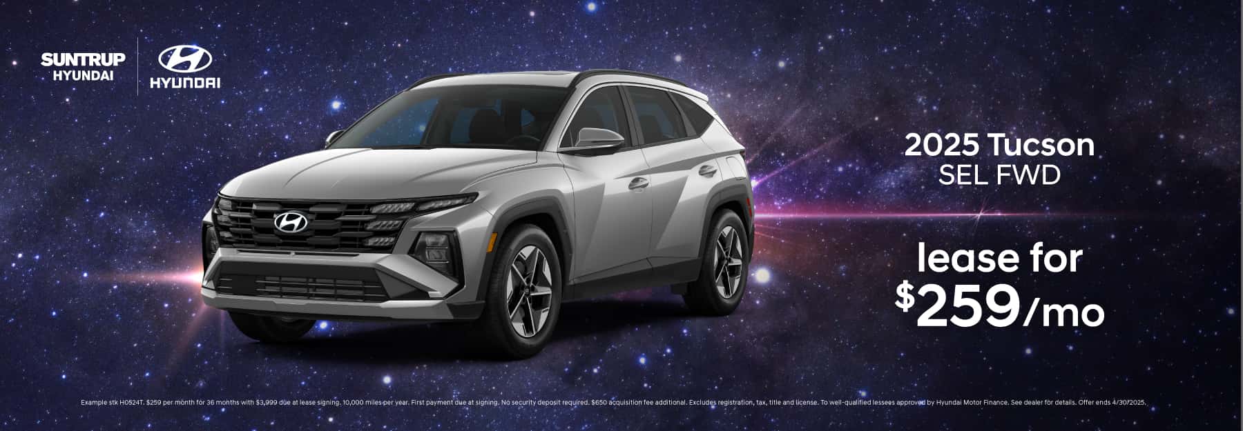 2025 Tucson April offer