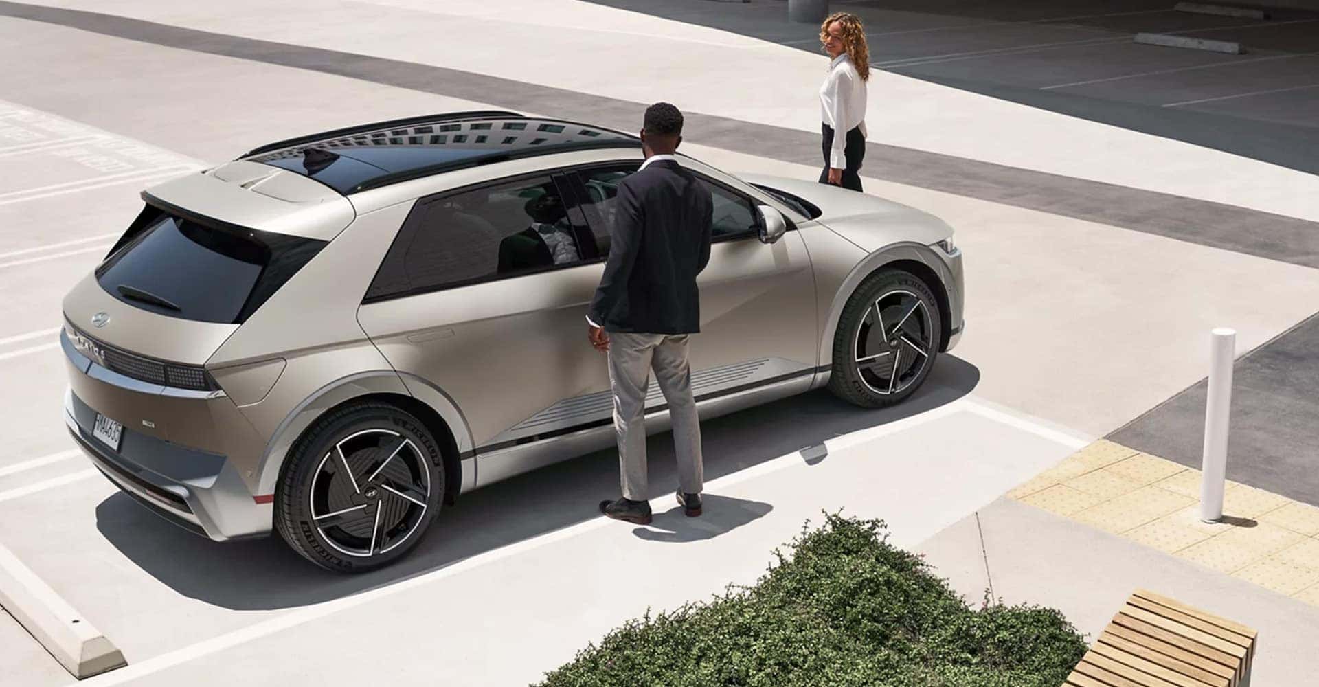 Smiling people 2025 Hyundai IONIQ 5
