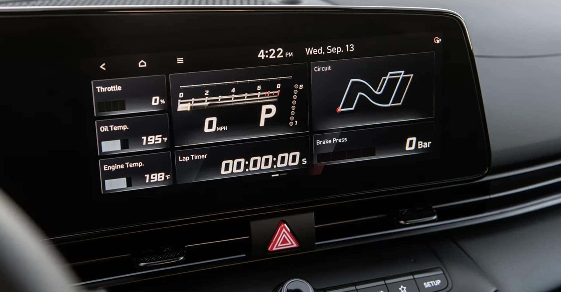 Touchscreen 2025 Hyundai Elantra N