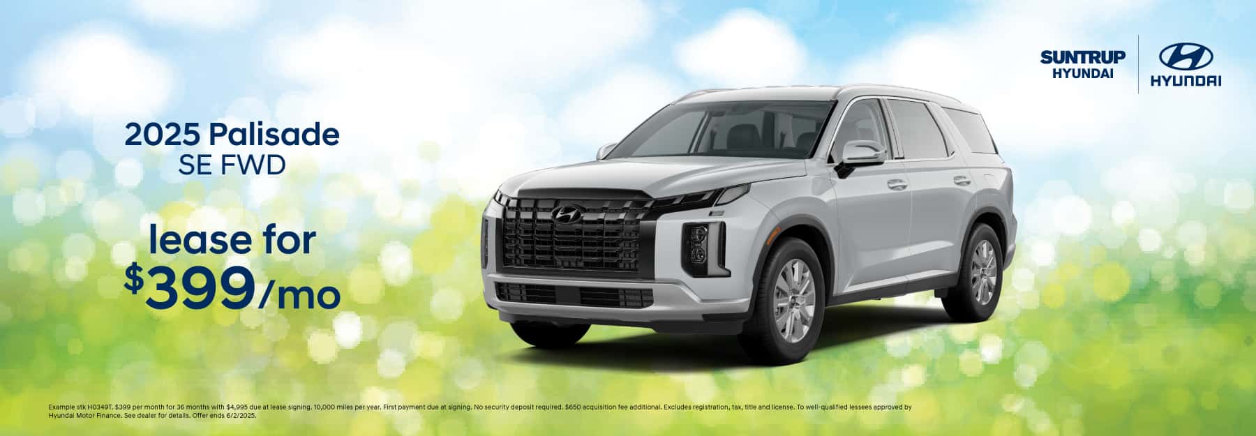 2025 Palisade SE May offer