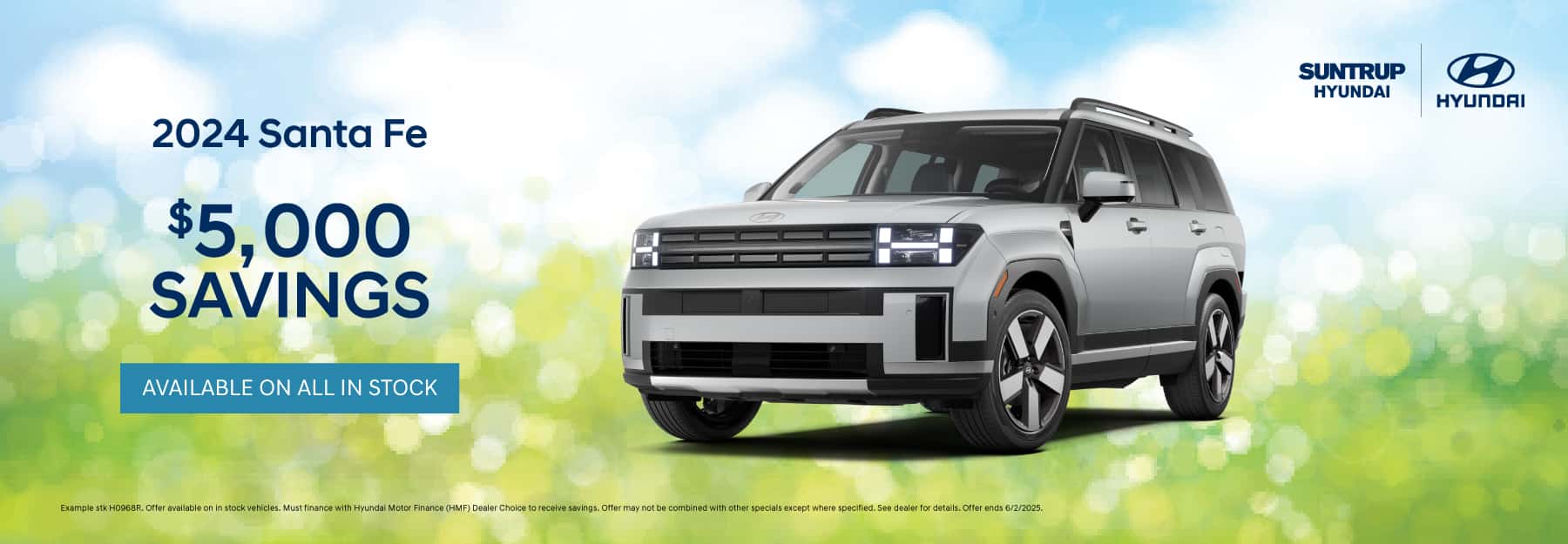2024 Santa Fe May offer