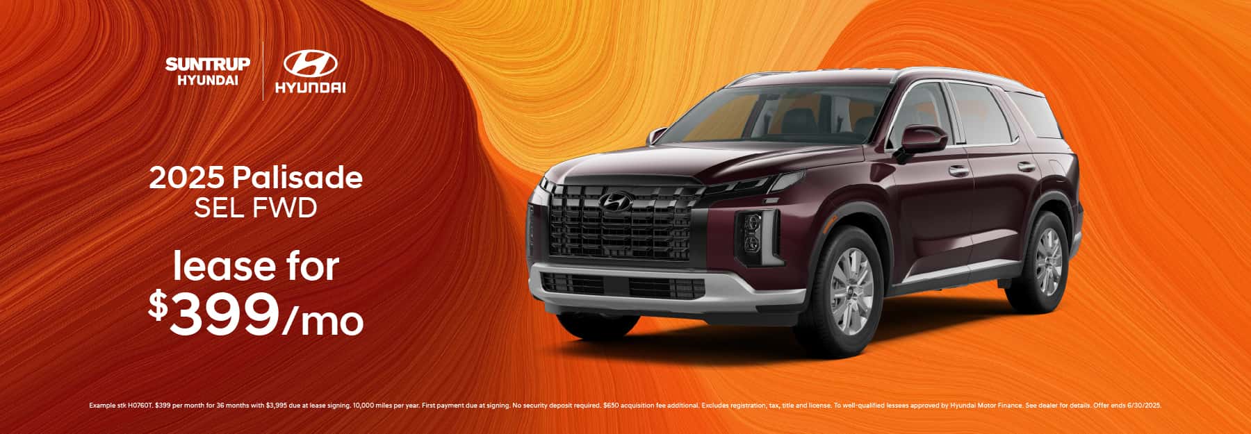 2025 Palisade SEL June offer