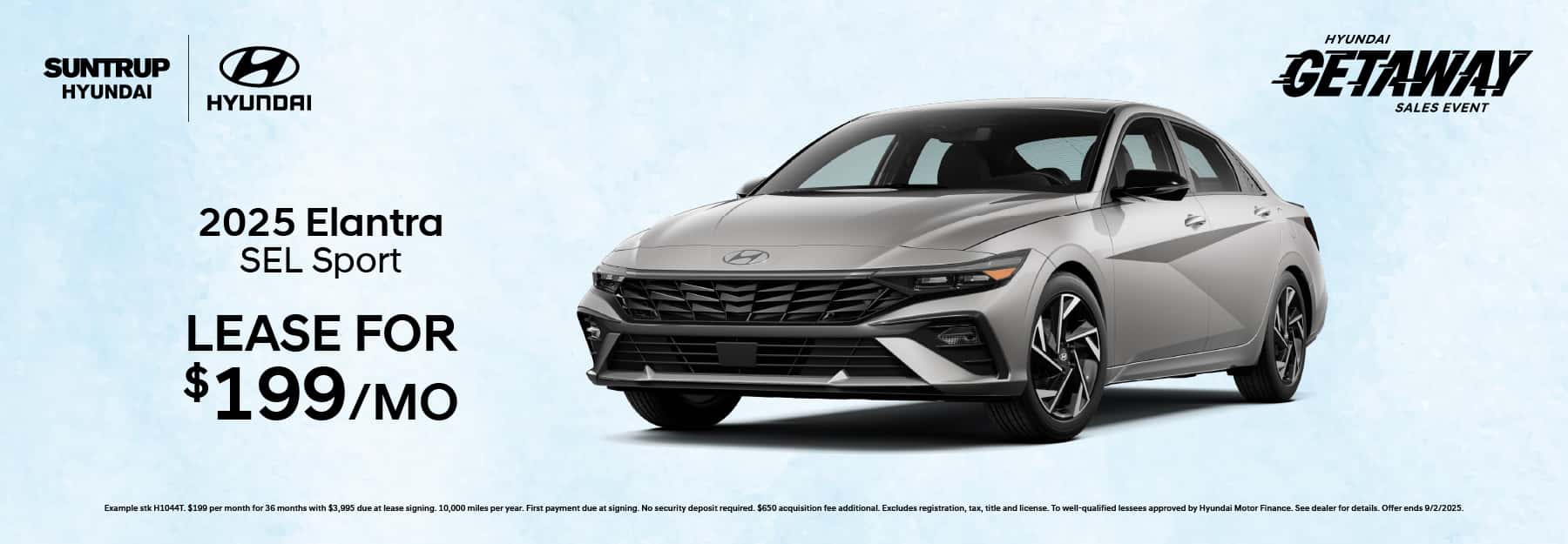 2025 Elantra SEL July offer