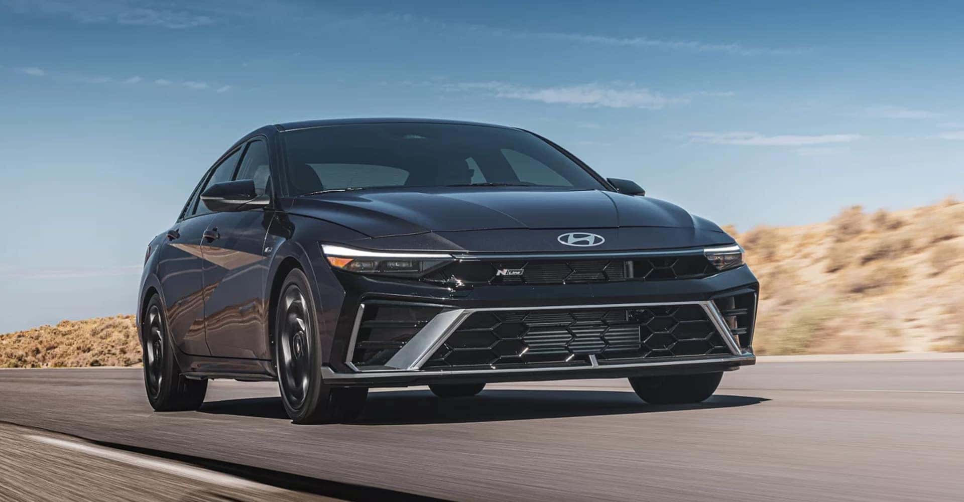 Hyundai Elantra grey front