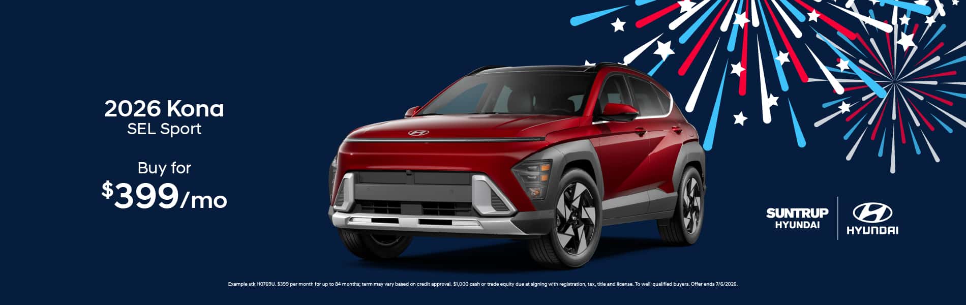 2026 Kona June 2026 offer