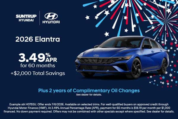 2026 Elantra June 2026 offer