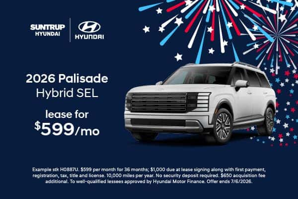 2026 Palisade Hybrid June 2026 offer