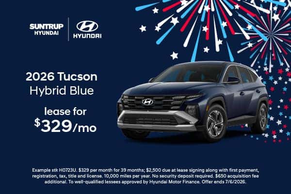 2026 Tucson Hybrid June 2026 offer