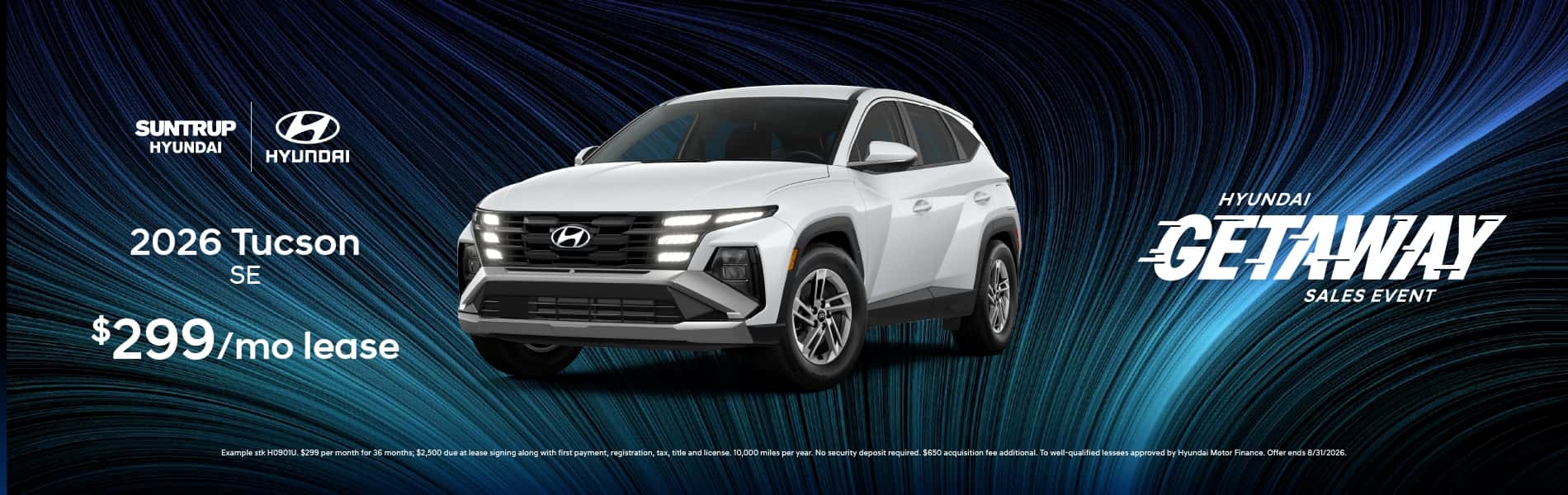 2026 Tucson August offer