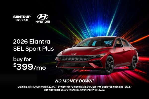 2026 Elantra September offer
