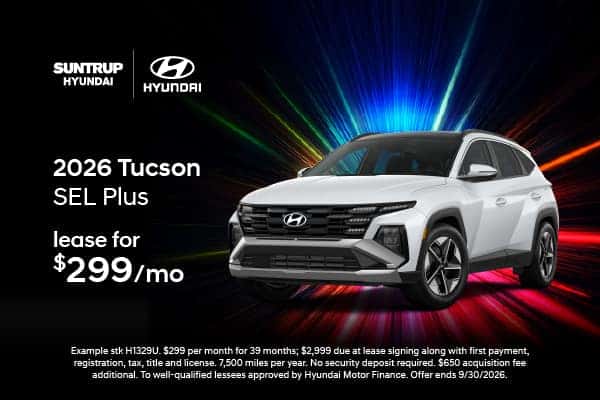 2026 Tucson September offer