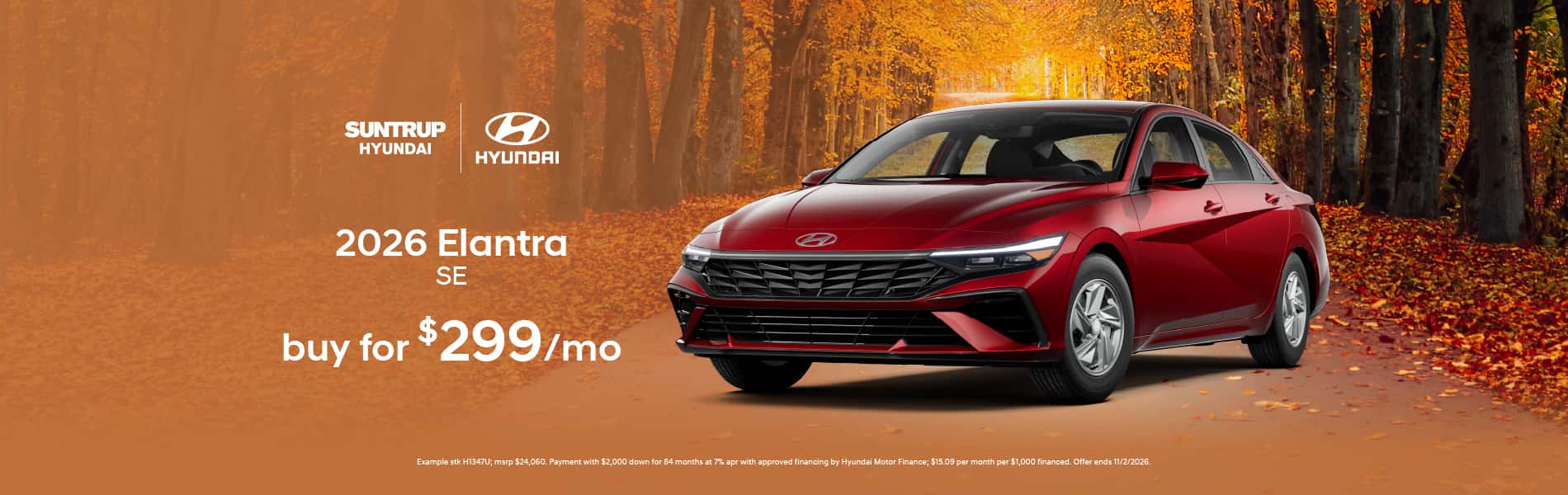 2026 Elantra October offer