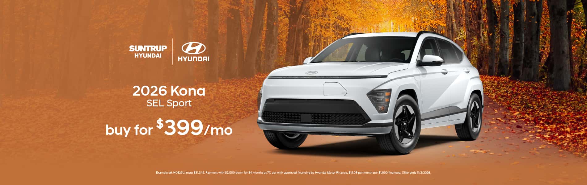 2026 Kona October offer