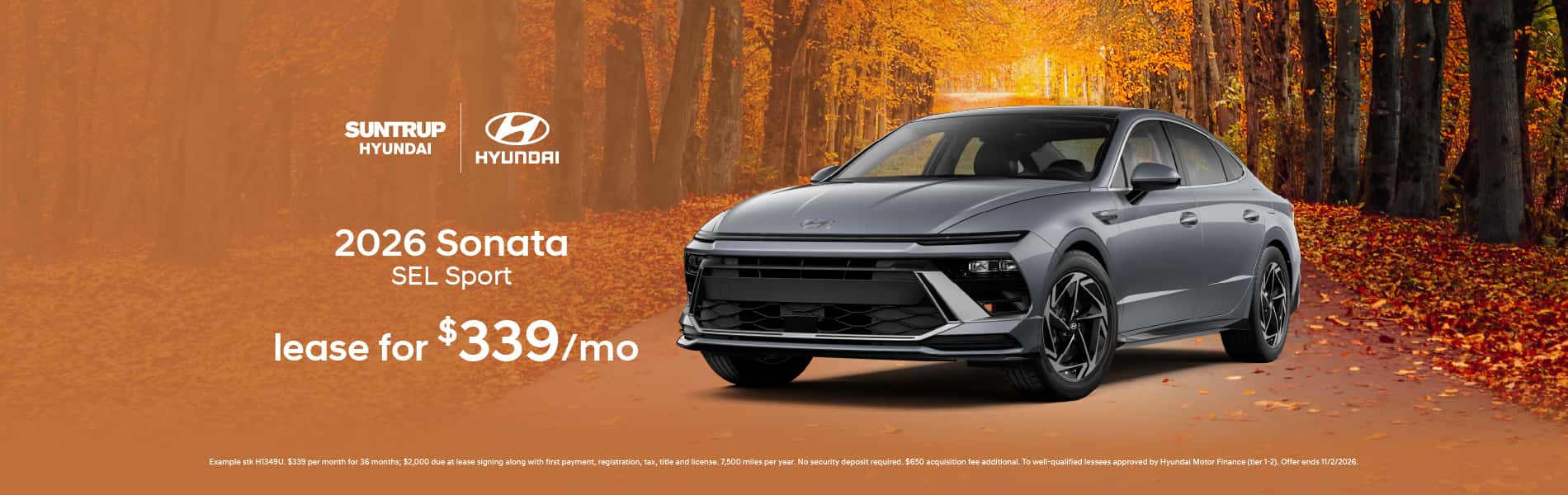 2026 Sonata October offer
