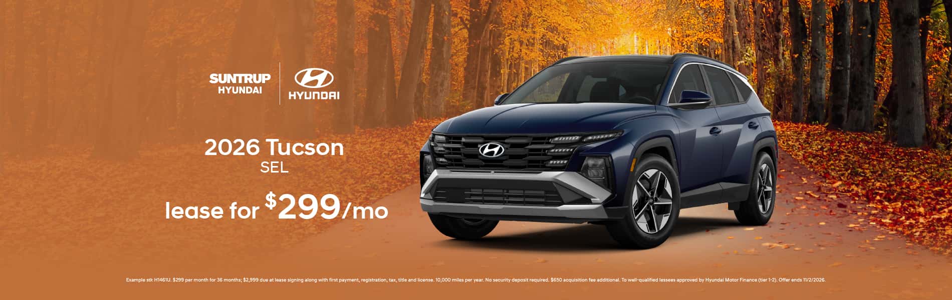 2026 Tucson October offer