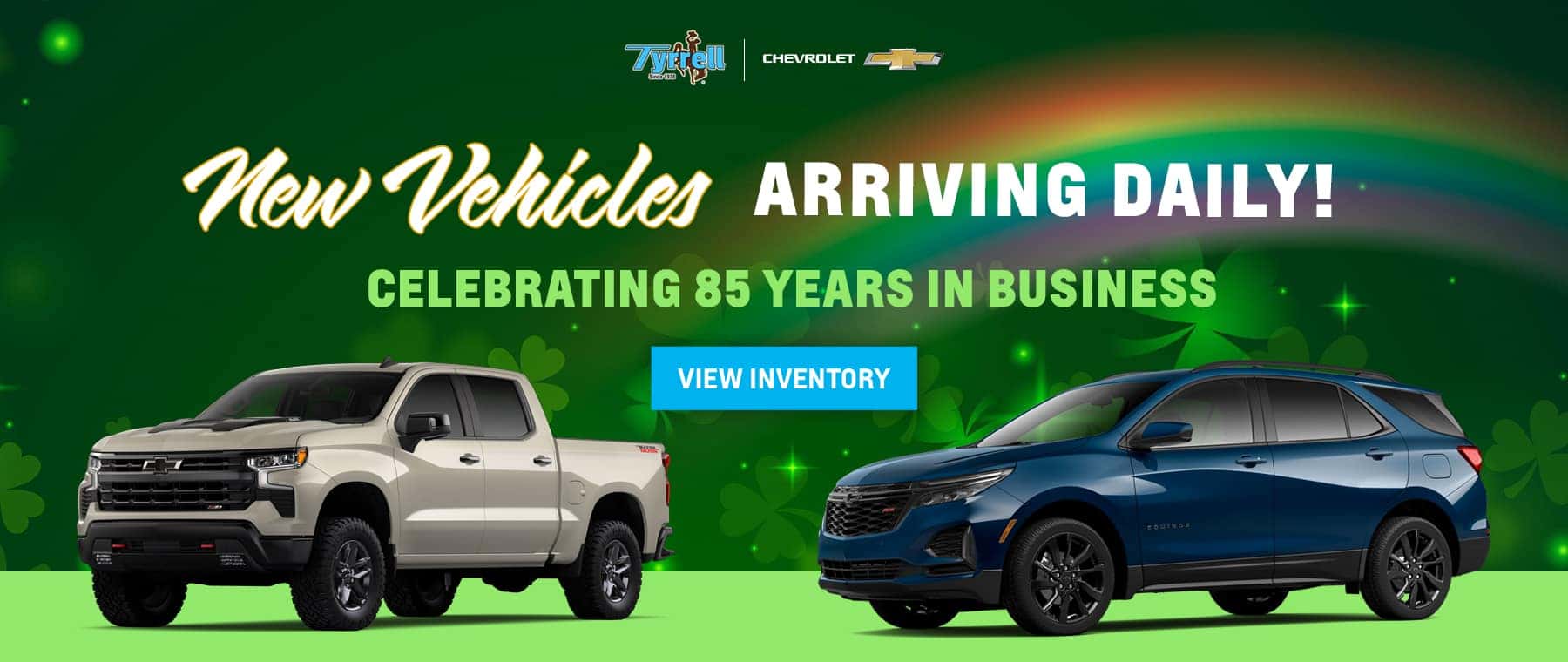 New Vehicles arriving daily