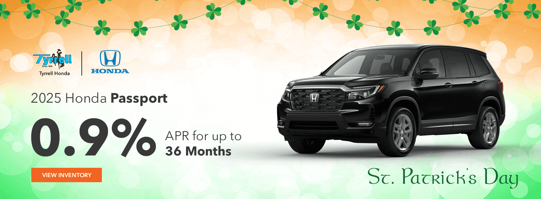 0.9% APR for up to 36 months