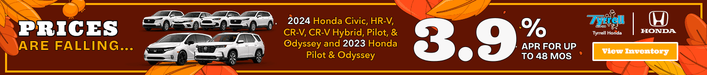 2024 Honda Civic, HR-V, CR-V, CR-V Hybrid, Pilot, and Odyssey and 2023 Honda Pilot and Odyssey