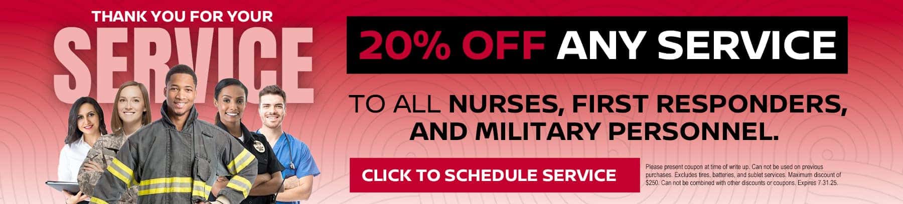 20% Off Any Service